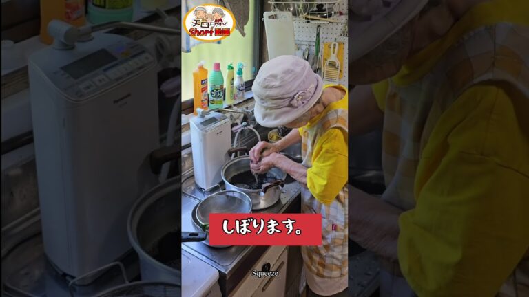 92歳ばあちゃんが作る赤紫蘇ジュース。＃shorts