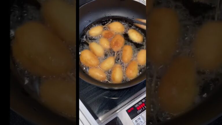 娘がアメリカンドッグを食べたいと言うので作ってみた #パート主婦 #おうちごはん #おやつ#幼児