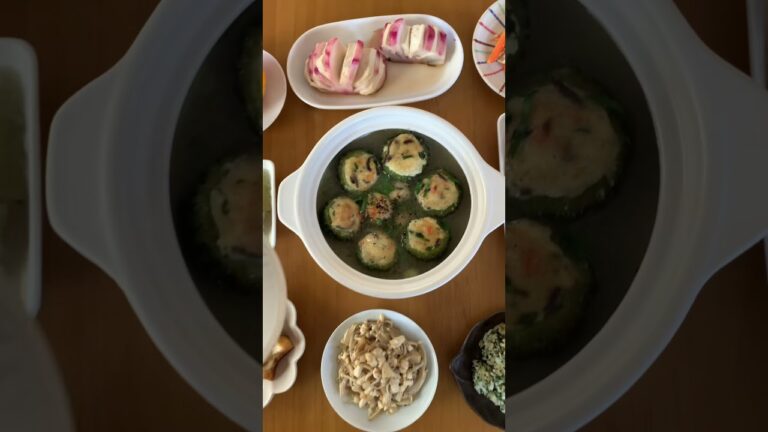 肉を使わない料理はどうだろう？精進料理です。ごーヤの料理です！#vegetarian #精進料理 #food #anchay #fyp