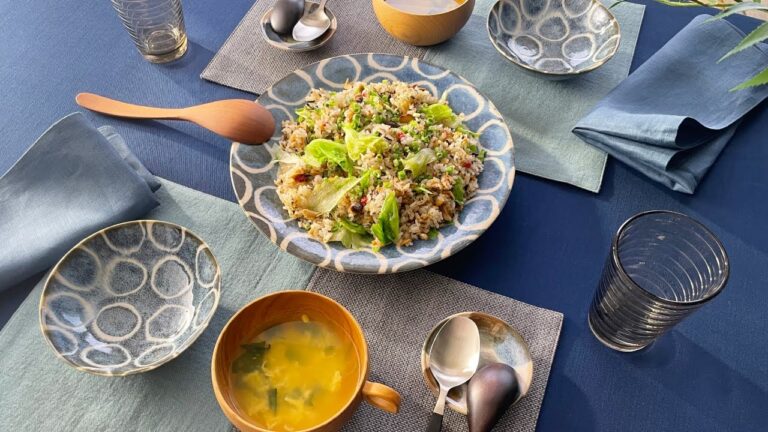 【いろどりダイニング】丸美屋　サバ缶のレタスチャーハン