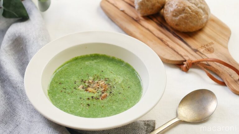 【365日のパンとスープ】 ほうれん草と玉ねぎのポタージュ