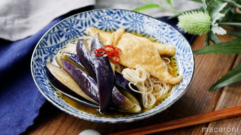 【なすそうめん】甘辛いお出汁でほっとする味わい！香川県の郷土料理♪｜macaroni（マカロニ）