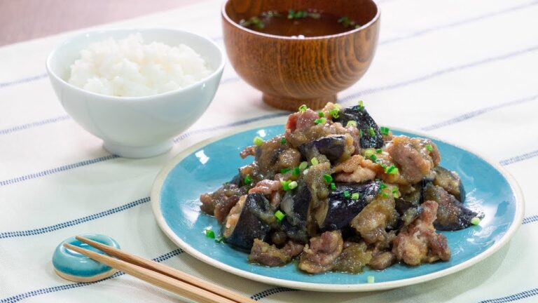リピ間違いなし！豚と焼きなすの玉ねぎおろし煮