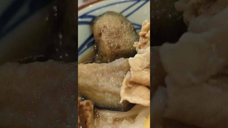 丸亀製麺　鬼おろし豚しゃぶぶっかけうどんといなり