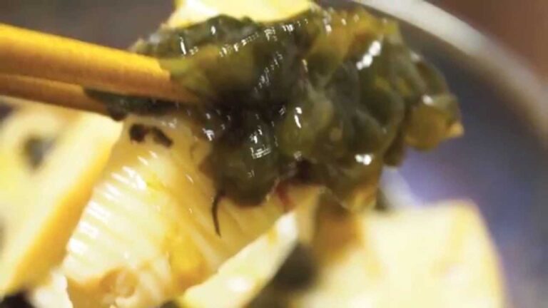 生わかめ　若竹煮にしてみました