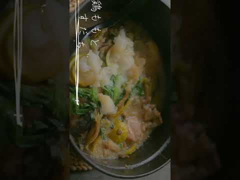 【ワンパン】鶏もも肉とキノコのすだちおろし煮