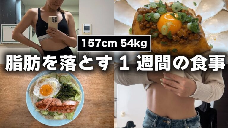 【脂質制限】3食しっかり食べて体脂肪を落とす1週間の食事