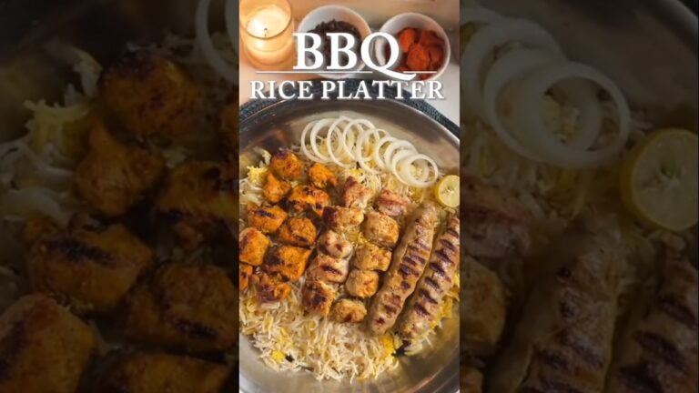 Yummy Chicken BBQ rice #food #recipe #cooking #shortvideos #shortsfeed #shorts #asmrsound #asmr