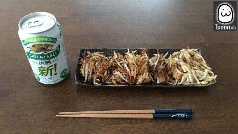 【漢の簡単料理】家飲みにもオススメ!! もやしのパリパリおつまみの作り方