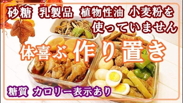 【作り置きレシピ】食事療法で制限があっても色んな食事がしたい！まんねり抜け出そう！