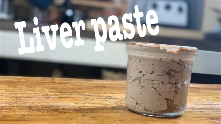 レバーペーストのつくりかた How to make lever paste