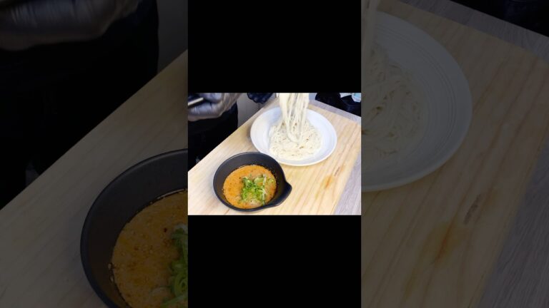 ピリ辛坦々麺の【簡単】つけそうめん #家庭料理 #簡単料理 #簡単 #中華料理 #shorts