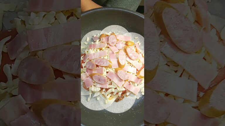 餃子の皮でピザ作ったら簡単過ぎて激旨だった‼️😋😋ショートムービー#Shorts