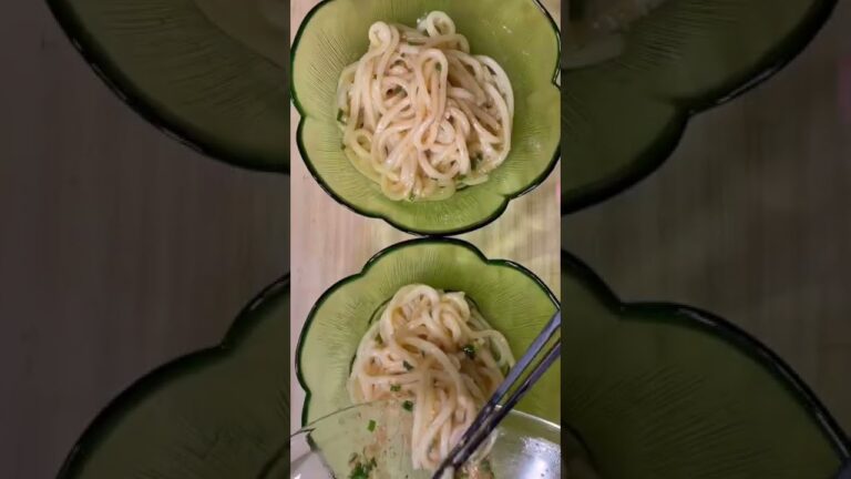 レンジだけ調理😊野菜たっぷり明太うどん