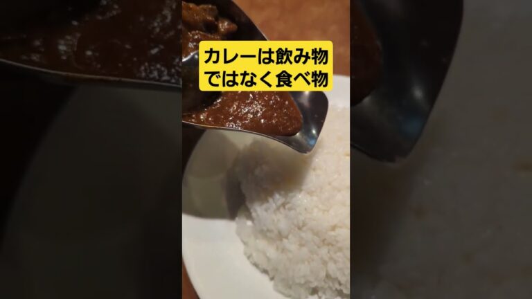 カレーは飲み物ではなく食べ物　#shorts #飯テロサバゲーマー　#欧風カレーアングル