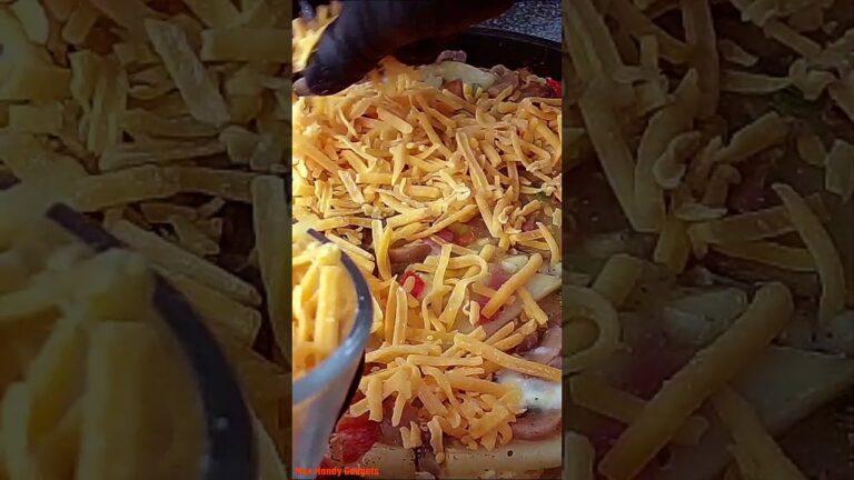 Delicious Frittata with ham Potatoes Peppers Onion and Mushroom #shorts #frittata