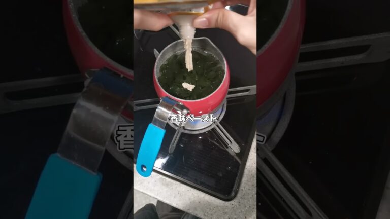 【料理日記】炭水化物に感謝しながらお手軽クッパ作った記録('∇')【おうちごはんvlog】#shorts