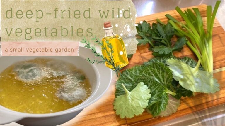 庭にある春の山野草を摘み天ぷらで食べる | ヤブカンゾウ |ユキノシタ | 菊の葉