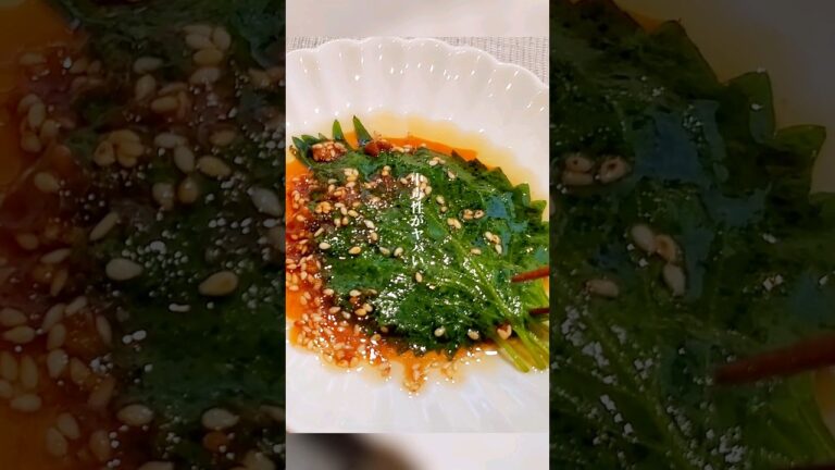 ☝一瞬でご飯がなくなるヤバい大葉漬け【やみつき無限大葉】
