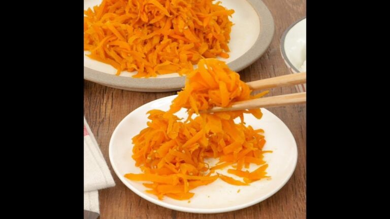 人参大量消費！ご飯が進む鶏がら醤油のにんじんきんぴら