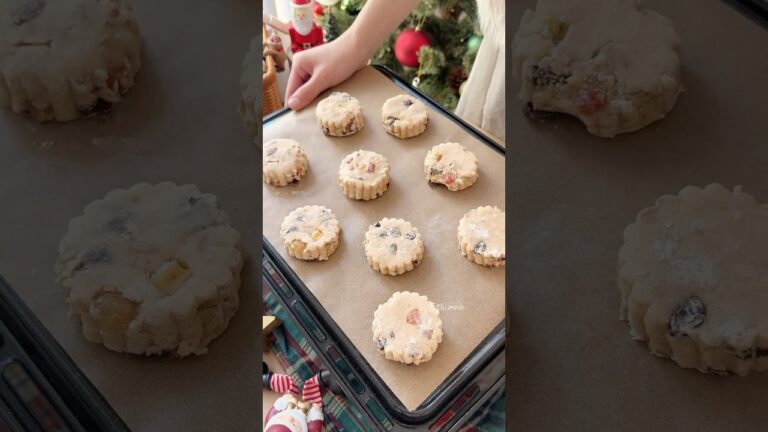 シュトーレン風スコーン🧈#クリスマス#クリスマススイーツ#お菓子作り #christmas #shorts