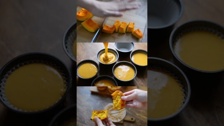 簡単！かぼちゃのマフィンパンレシピは長編動画からどうぞ。　#米粉パン#米粉マフィン#創房優