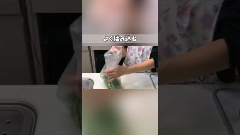 【超簡単】野菜不足解消にピッタリな小松菜とジャコのふりかけ #shorts