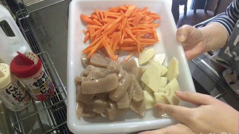 毎日ご飯❤︎とり天とコンニャクと筍の甘辛煮