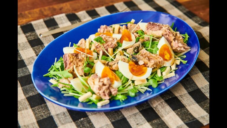 サバ缶と高野豆腐のたんぱくサラダ