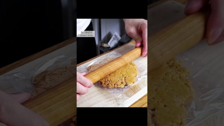 材料3つ！きな粉クッキーの作り方！ #shorts