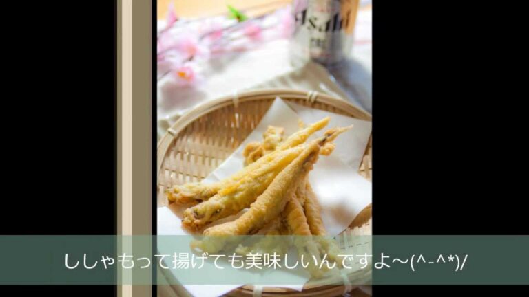 ビールでふわふわ☆ししゃものフリッター