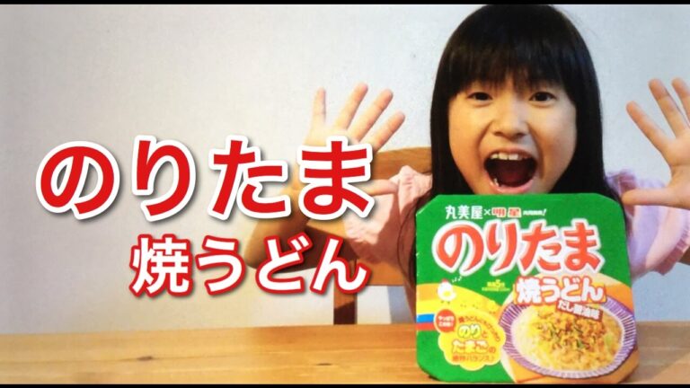 ～【新発売】丸美屋×明星  のりたま焼きうどん だし醤油味を食べてみたよ🎵～