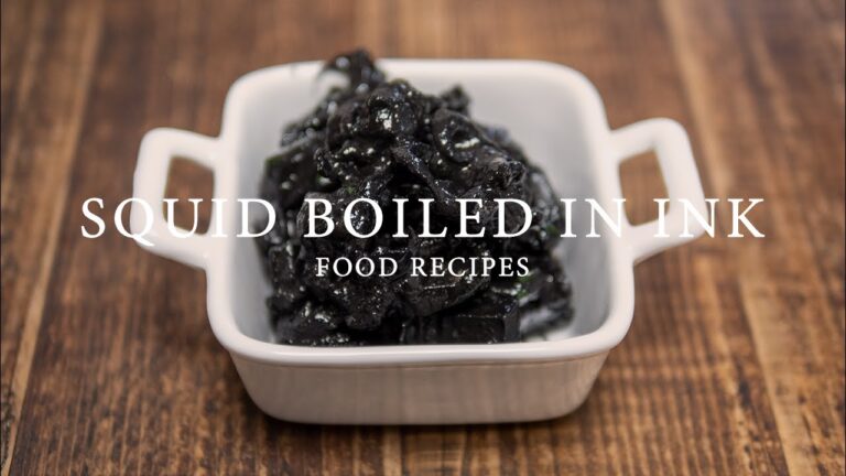【料理】いかの墨煮【作り方】フードレシピ