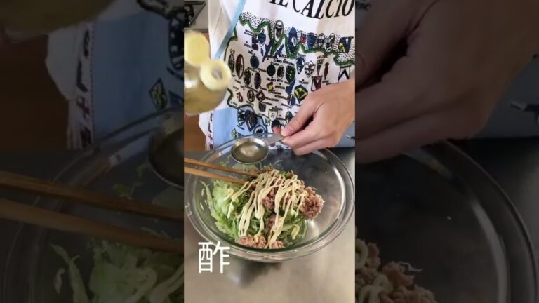 火を使わない　キャベツのおつまみ