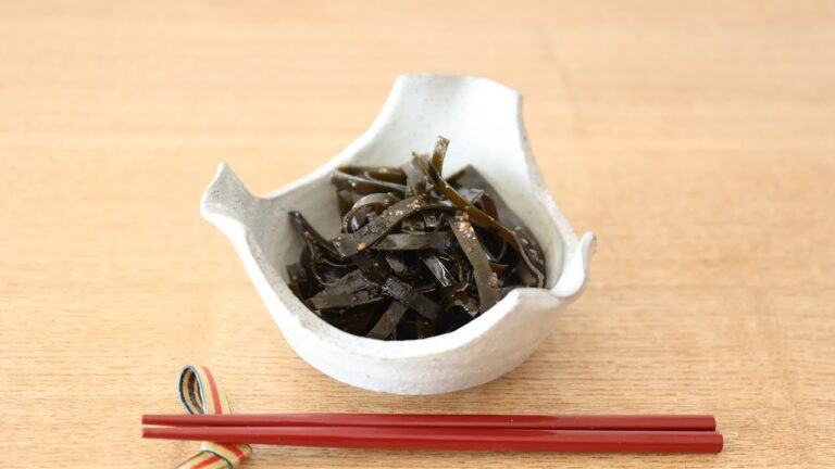 【昆布のきんぴら】佃煮だけじゃない！簡単に作れる昆布の1品