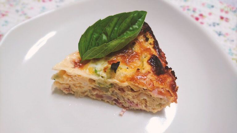 ブロッコリーとベーコンのキッシュ【料理】