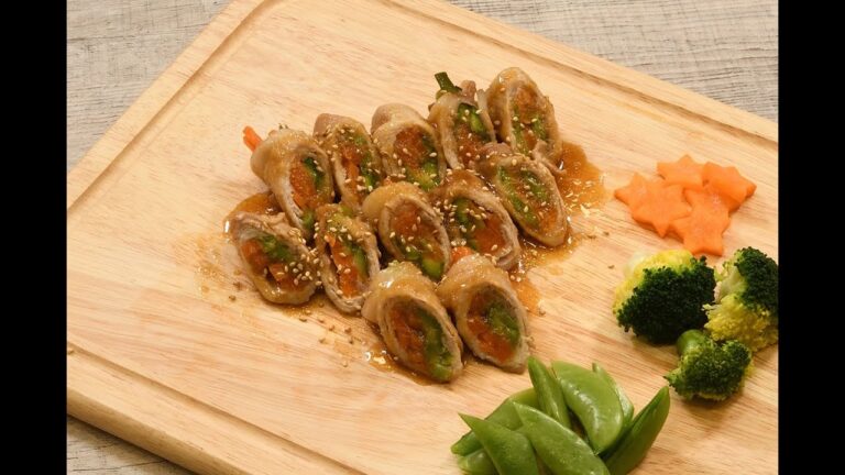 レンチンCOOK ONE(ROCO)レシピ動画 豚肉の野菜巻き