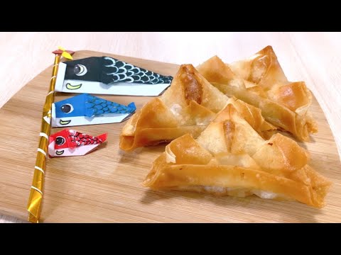 こどもの日が近いから2歳のいとこにかぶと春巻きを作った優しい天使のような元おデブ女子高生