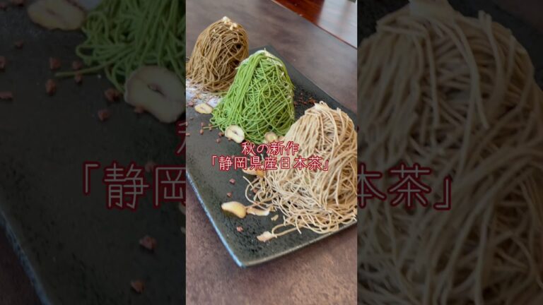 搾りたての極上スイーツ。小松市清六町にある高級和栗モンブラン専門店『いも 栗 カボチャ』 #shorts