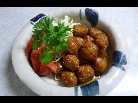 鶏団子の甘酢あん～美味しく作るコツ～ How to make chicken dumpling with Sweet Vinegar Sauce