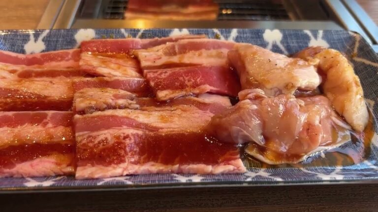 【ひとり焼肉】#731 ご飯・スープ・キムチがお替り無料！お肉は生カルビ。コスパの良い焼肉ランチ(焼肉食堂 まんぷく 立川通り店/国分寺)