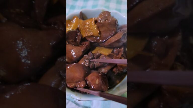 鶏レバーの甘辛煮 #今夜も乾杯 #男の料理#晩酌#鶏レバーの甘辛煮