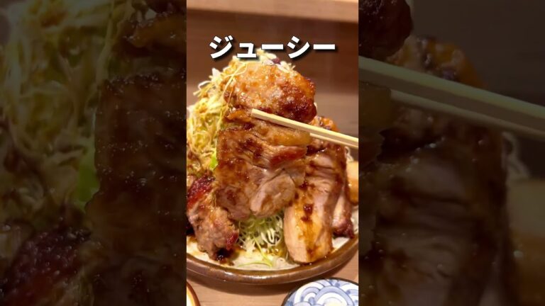 衝撃価格のデカ過ぎる生姜焼き定食が美味すぎた【大塚グルメ】三節