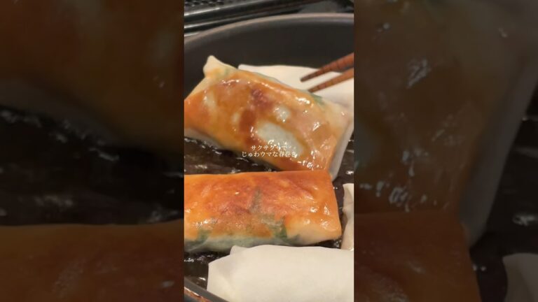 今夜はサクサクパリパリの春巻き✨