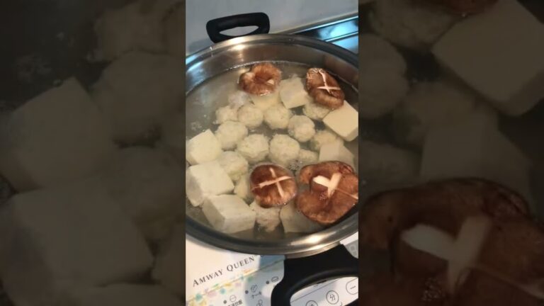 【ヘルシー&さっぱり】肉団子と豆腐のお鍋