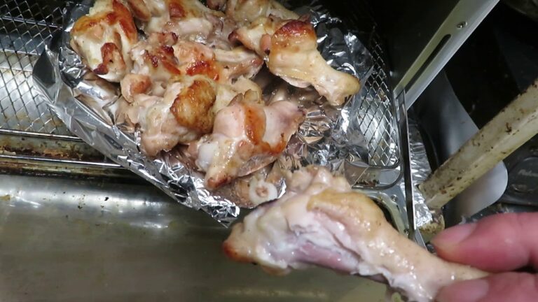 手羽元をフライパンで焼いてからオーブントースターでコンガリと・・My cooking！！