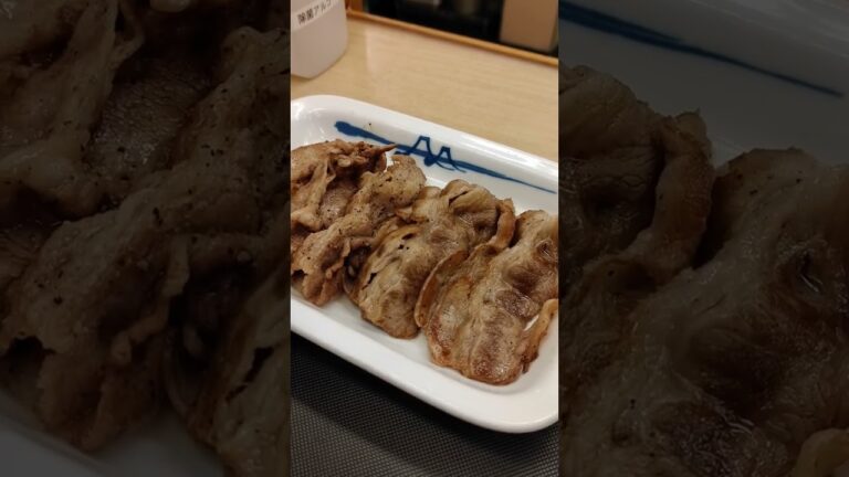 牛焼肉定食（プレーン）　松屋　ご飯🍚特盛　晩御飯