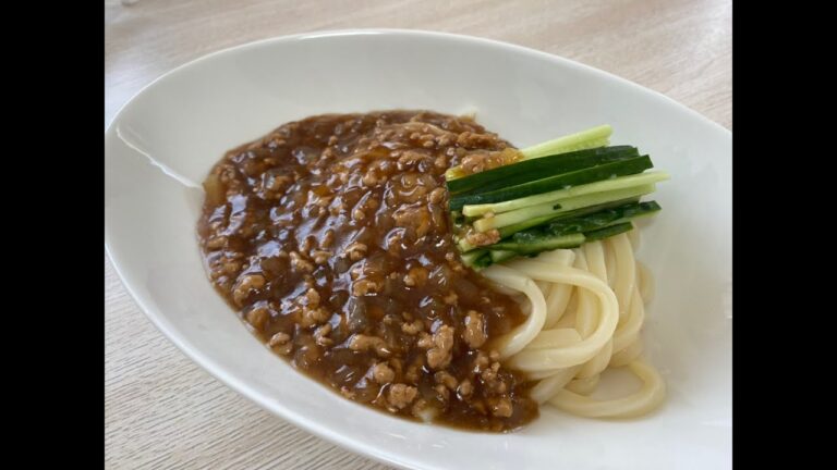 【中華】ジャージャーうどん！中華のシェフ直伝、簡単におうちで作れる中華料理！