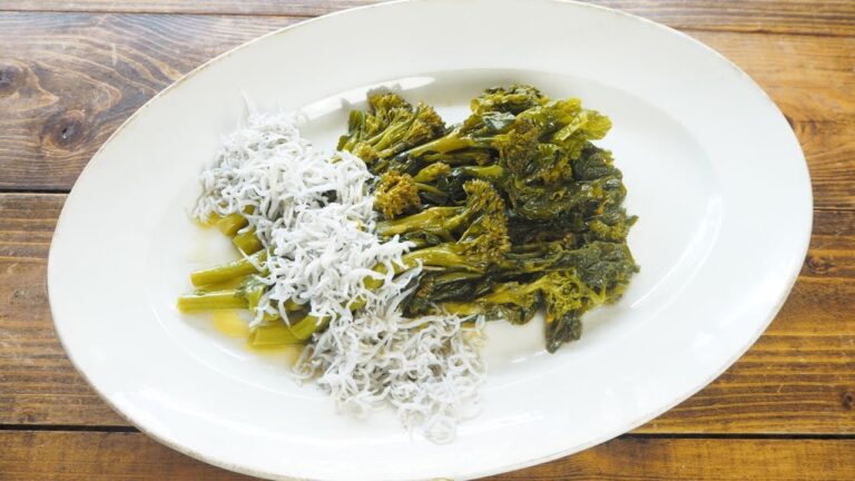 季節の葉ものオイル蒸し、しらす添え｜ISETAN FOOD INDEX｜伊勢丹