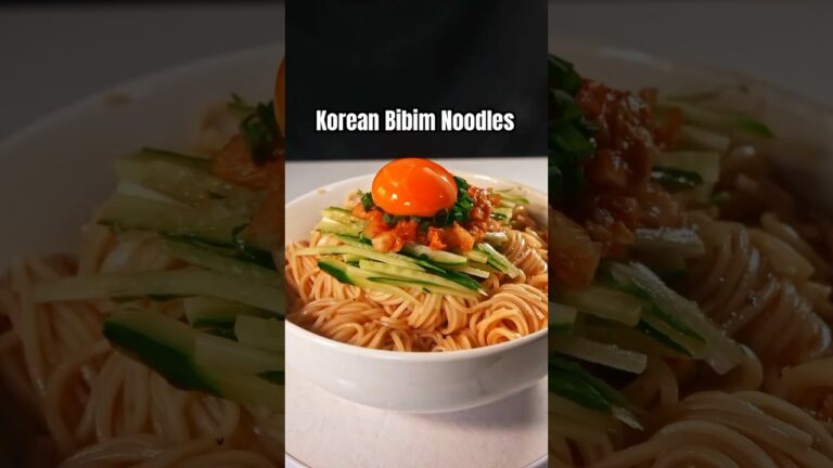 韓国風激うまそうめんアレンジレシピ”ビビン麺”が話題に Korean Bibim Noodles🍜 #cooking